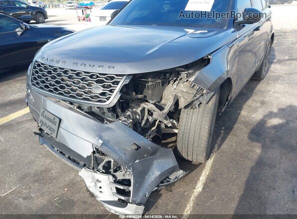 SALYL2FV0KA213335 2019 LAND ROVER RANGE ROVER VELAR Gray Front view