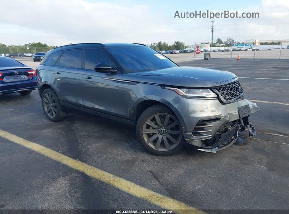 SALYL2FV0KA213335 2019 LAND ROVER RANGE ROVER VELAR Gray Front right
