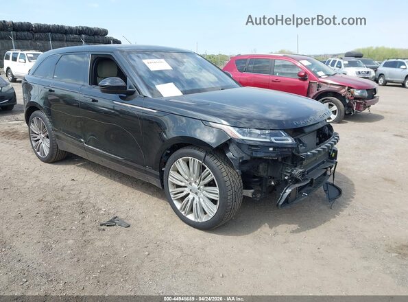 SALYL2FV1KA225512 2019 LAND ROVER RANGE ROVER VELAR Black Przód prawy