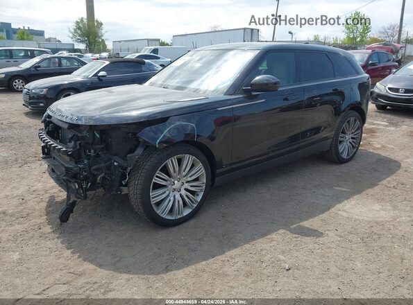 SALYL2FV1KA225512 2019 LAND ROVER RANGE ROVER VELAR Black Przód lewy