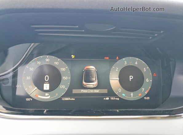 SALZJ2FX9RH240868 2024 LAND ROVER RANGE Угольный Вид щитка приборов