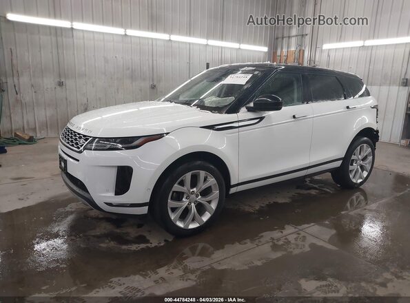 SALZP2FX0LH060328 2020 LAND ROVER RANGE ROVER EVOQUE White წინა მარცხენა ხედი სამი მეოთხედიდან