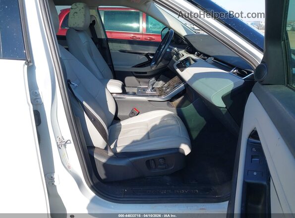 SALZP2FX8LH063462 2020 LAND ROVER RANGE ROVER EVOQUE White Widok wnętrza z przodu
