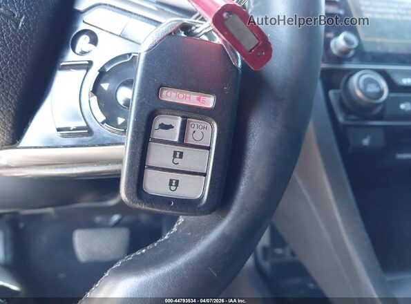 SHHFK7H68LU421362 2020 HONDA CIVIC Красный Вид панели приборов