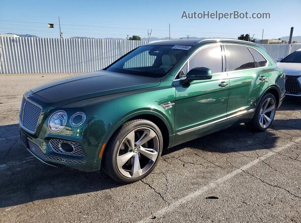 SJAAC2ZV0JC022698 2018 BENTLY BENTAYGA Green Przód lewy