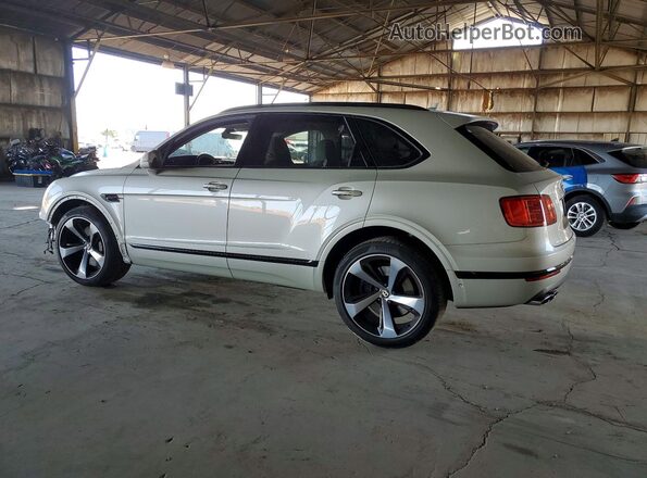 SJAAM2ZVXLC030209 2020 BENTLEY BENTAYGA Бежевый Задняя левая четверть