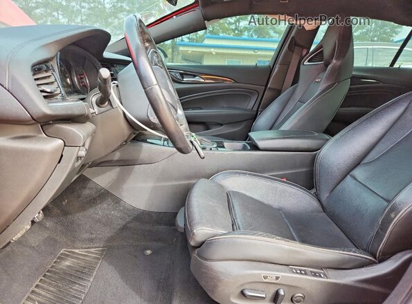 W04GS6SS2J1129261 2018 BUICK REGAL Red წინა სალონის ხედი