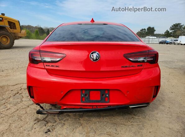 W04GS6SS2J1129261 2018 BUICK REGAL Red უკანა ხედი