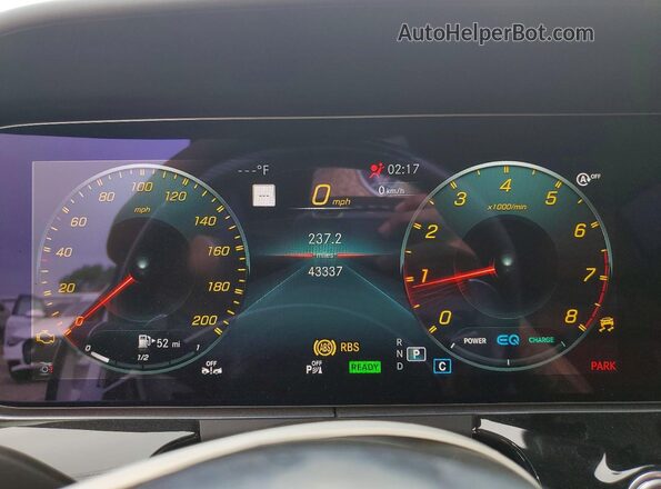 W1K7X5KB6MA038439 2021 MERCEDES-BENZ AMG Белый Вид щитка приборов