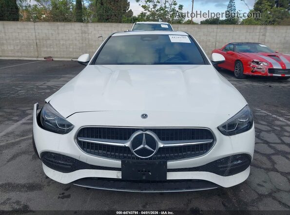 W1KAF4GB1PR094659 2023 MERCEDES-BENZ C-CLASS White Widok zestawu wskaźników