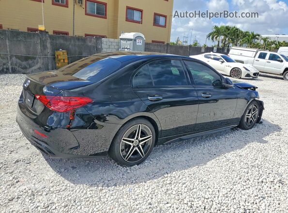 W1KAF4HB0SR246714 2025 MERCEDES-BENZ C Черный Задняя правая четверть
