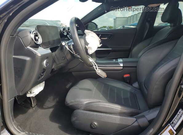 W1KAF4HB0SR246714 2025 MERCEDES-BENZ C Черный Вид салона спереди