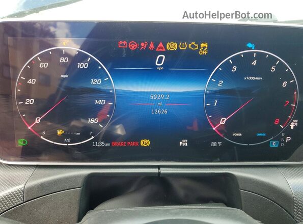 W1KAF4HB0SR246714 2025 MERCEDES-BENZ C Черный Вид щитка приборов