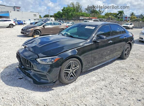 W1KAF4HB0SR246714 2025 MERCEDES-BENZ C Черный Передняя левая четверть