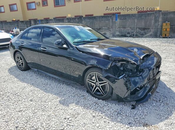 W1KAF4HB0SR246714 2025 MERCEDES-BENZ C Черный Передняя правая четверть