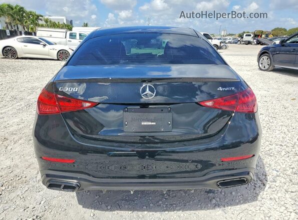 W1KAF4HB0SR246714 2025 MERCEDES-BENZ C Черный Вид сзади