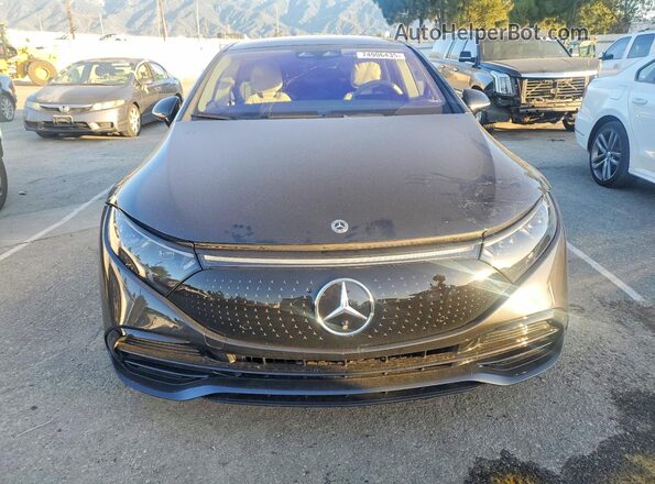 W1KCG2DB0NA012608 2022 MERCEDES-BENZ EQS Black Widok z przodu