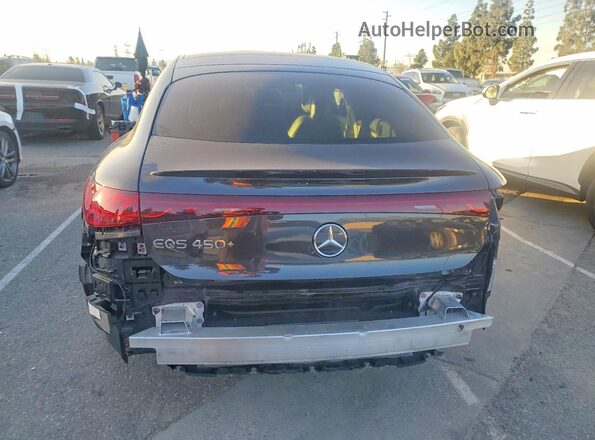 W1KCG2DB0NA012608 2022 MERCEDES-BENZ EQS Black Widok z tyłu