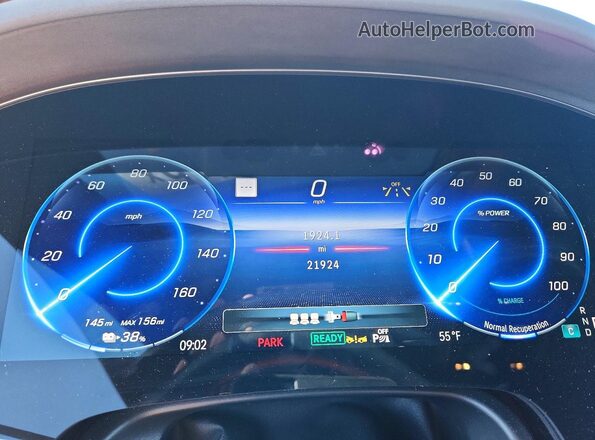 W1KCG2DB0RA045243 2024 MERCEDES-BENZ EQS Черный Вид щитка приборов