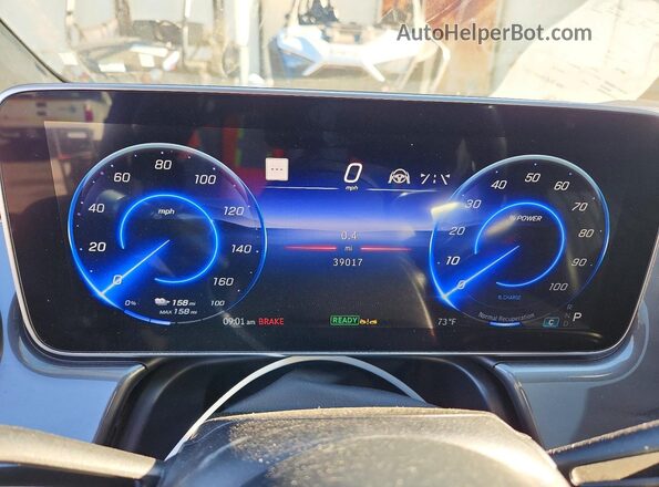 W1KCG2DB5NA018758 2022 MERCEDES-BENZ EQS Черный Вид щитка приборов