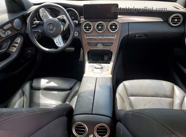 W1KWF8EB2LR567270 2020 MERCEDES-BENZ C White წინა პანელის ხედი