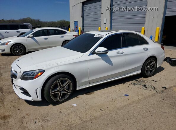 W1KWF8EB2LR567270 2020 MERCEDES-BENZ C White წინა მარცხენა ხედი სამი მეოთხედიდან