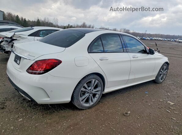 W1KWF8EB4MR640477 2021 MERCEDES-BENZ C White Задня права чверть