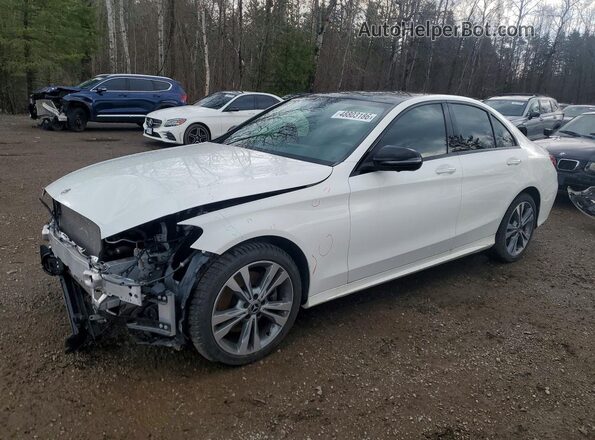 W1KWF8EB4MR640477 2021 MERCEDES-BENZ C White Передня ліва чверть