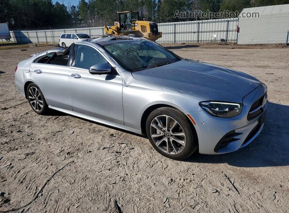 W1KZF5KB5MA977271 2021 MERCEDES-BENZ E Серебряный Передняя правая четверть