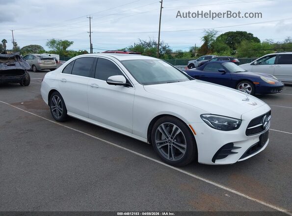 W1KZF8DB2MA920301 2021 MERCEDES-BENZ E-CLASS Белый Передняя правая четверть