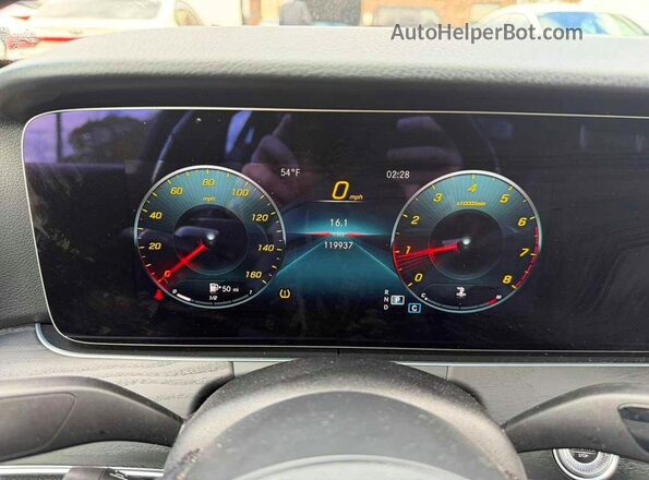 W1KZF8EB3NB020775 2022 MERCEDES-BENZ E Black Vista del cuadro de instrumentos