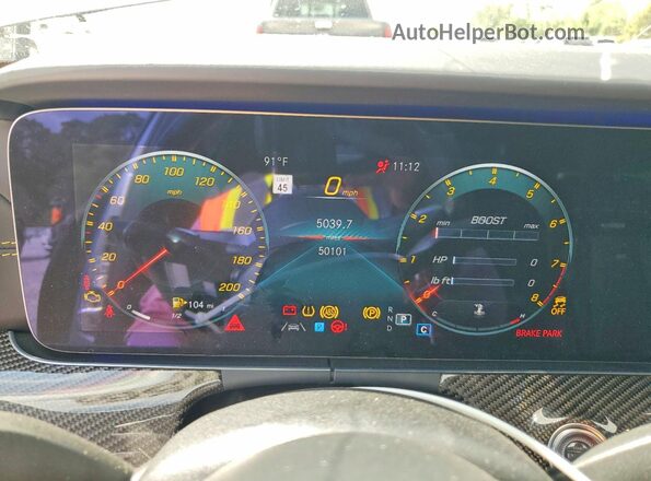 W1KZF8KB3MA886629 2021 MERCEDES-BENZ E Серый Вид щитка приборов