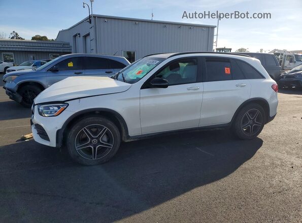 W1N0G8EB2MF867657 2021 MERCEDES-BENZ GLC-CLASS Белый Передняя левая четверть