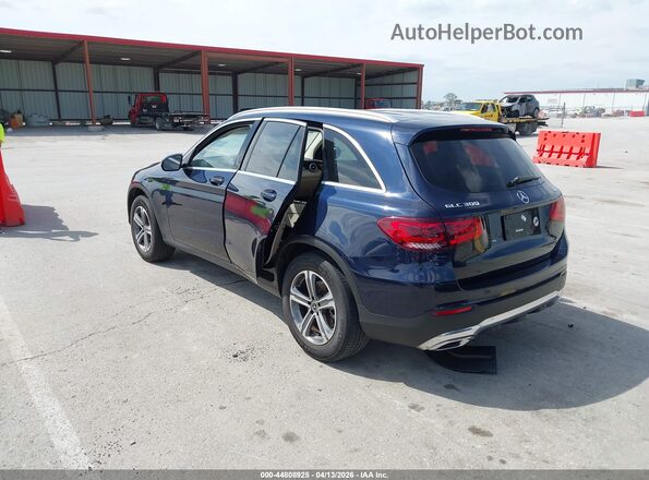 W1N0G8EB6LF805841 2020 MERCEDES-BENZ GLC 300 Blue Trasero izquierdo
