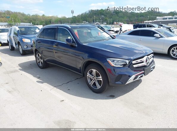 W1N0G8EB6LF805841 2020 MERCEDES-BENZ GLC 300 Blue Delantero derecho