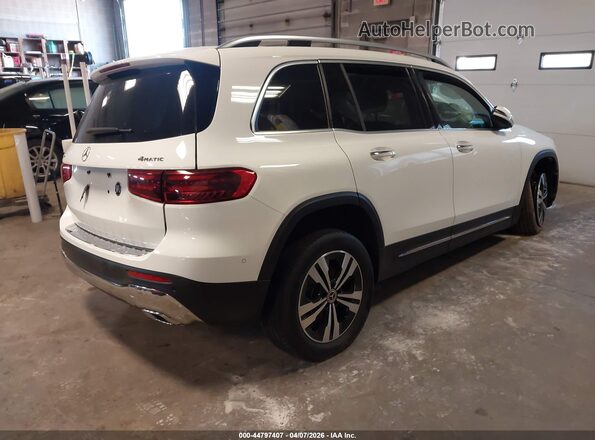 W1N4M4HB8SW388946 2025 MERCEDES-BENZ GLB-CLASS White Trasero derecho