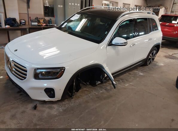 W1N4M4HB8SW388946 2025 MERCEDES-BENZ GLB-CLASS White Vista tres cuartos delantera izquierda