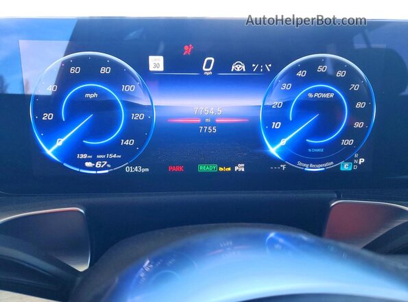 W1N9M0KB4SN128377 2025 MERCEDES-BENZ EQB Серый Вид щитка приборов