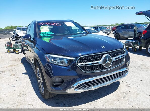 W1NKM4HB3RF136295 2024 MERCEDES-BENZ GLC 300 Синий Передняя правая четверть