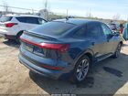 2021 Audi E-tron Sportback Premium Quattro Blue vin: WA11AAGE3MB005447