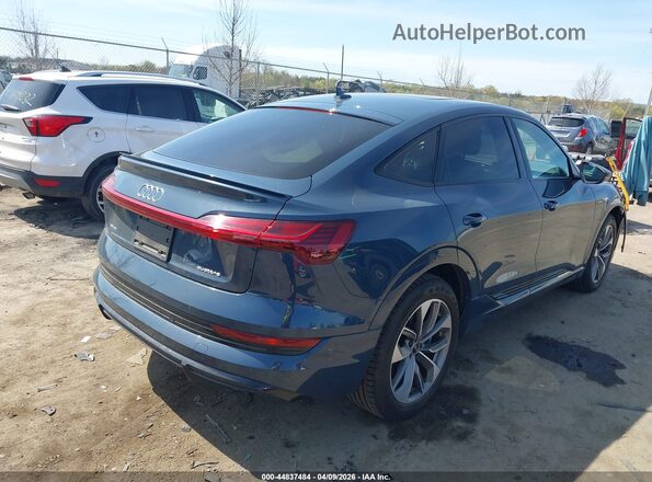 WA11AAGE3MB005447 2021 AUDI E-TRON Blue Rear right