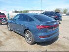 2021 Audi E-tron Sportback Premium Quattro Blue vin: WA11AAGE3MB005447
