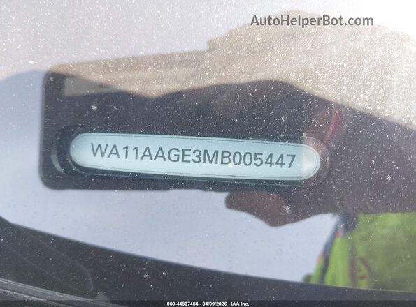 WA11AAGE3MB005447 2021 AUDI E-TRON Blue Engine compartment view
