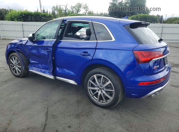 WA1A4AFY5N2092160 2022 AUDI SQ5 Синий Задняя левая четверть