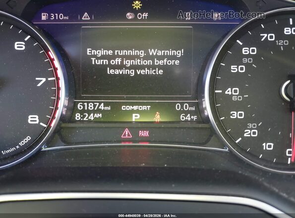 WA1AAAF74HD014168 2017 AUDI Q7 Gray უკანა სავარძლების ხედი