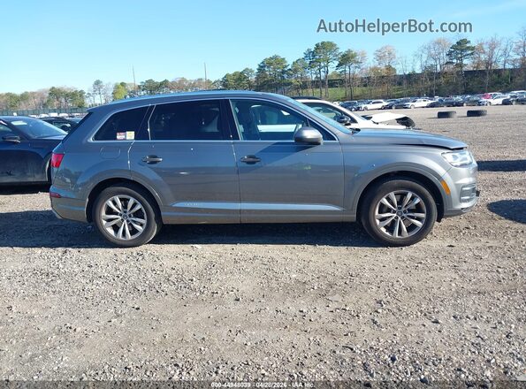 WA1AAAF74HD014168 2017 AUDI Q7 Gray უკანა სალონის ხედი