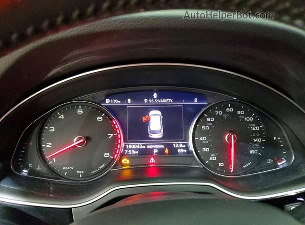 WA1AAAF79HD021360 2017 AUDI Q7 Черный Вид щитка приборов