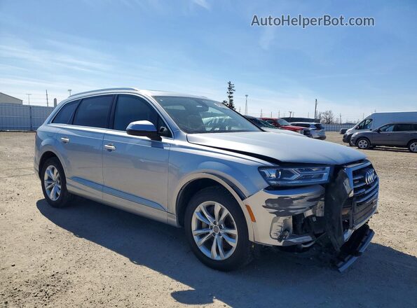 WA1AAAF79KD009023 2019 AUDI Q7 Серебряный Передняя правая четверть