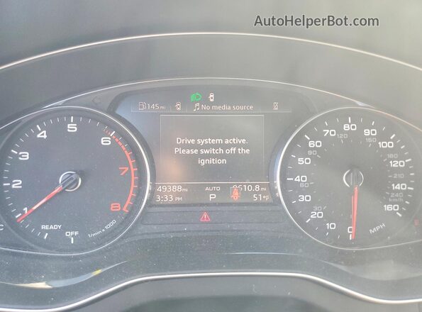 WA1AAAFYXM2076785 2021 AUDI Q5 White Widok zestawu wskaźników