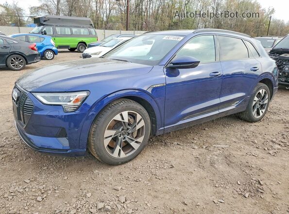 WA1AAAGE6NB007758 2022 AUDI E-TRON Синий Передняя левая четверть